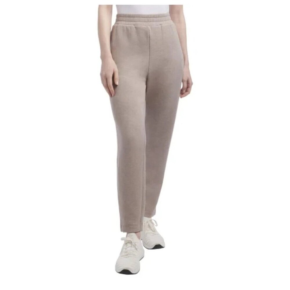 NWOT Danskin Women's S Beige Joggers Elastic Waist Relaxed Fit Rayon Blend P0610